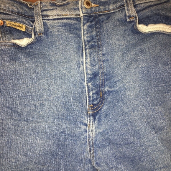 Vtg ACTION WEST Stretch Denim Jeans sz 10 High Wai - Picture 4 of 8